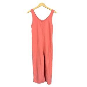 Asos Design Sleeveless Jumpsuit Boilersuit Rust Orange size 4 NWT